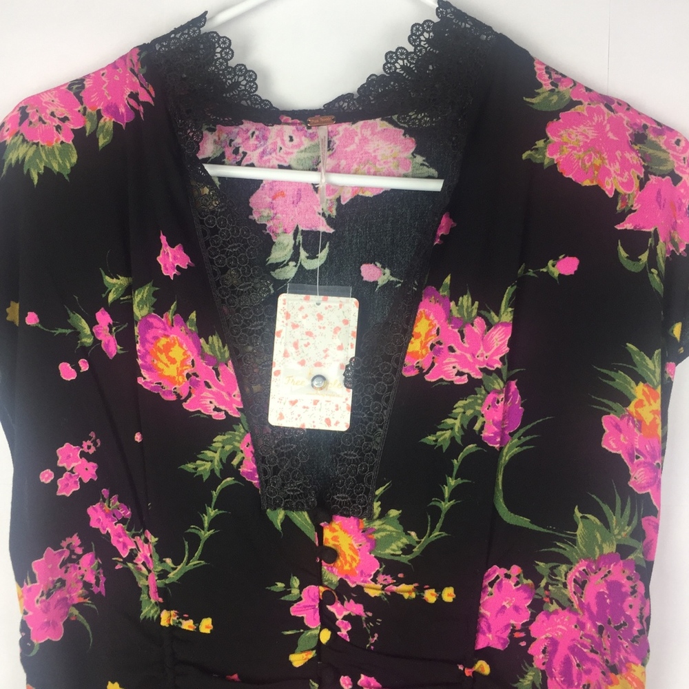 Free People Alora Mini Dress Floral - Picture 7 of 7
